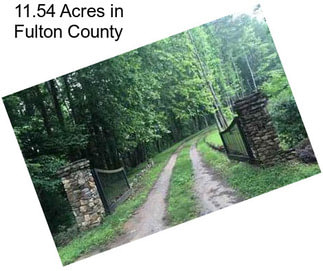 11.54 Acres in Fulton County