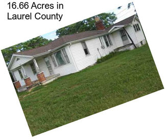 16.66 Acres in Laurel County