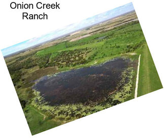 Onion Creek Ranch