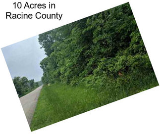 10 Acres in Racine County