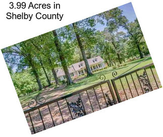 3.99 Acres in Shelby County