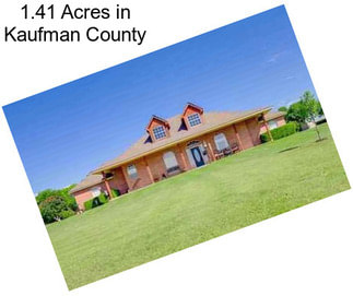 1.41 Acres in Kaufman County