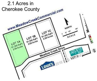 2.1 Acres in Cherokee County