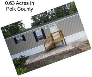 0.63 Acres in Polk County