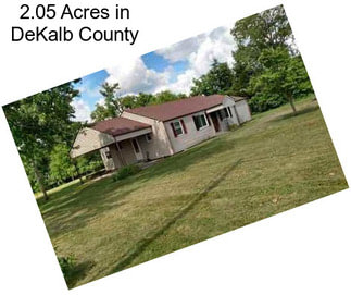 2.05 Acres in DeKalb County