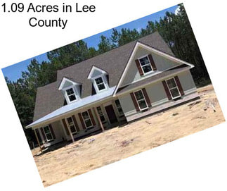 1.09 Acres in Lee County