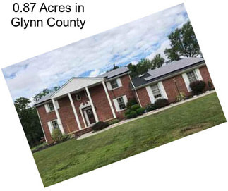 0.87 Acres in Glynn County