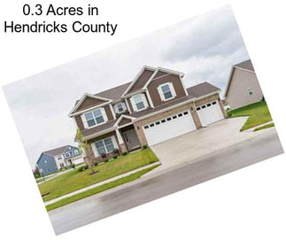 0.3 Acres in Hendricks County