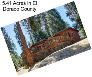5.41 Acres in El Dorado County