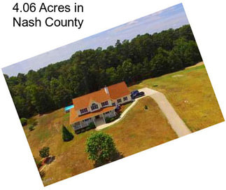 4.06 Acres in Nash County