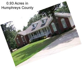 0.93 Acres in Humphreys County