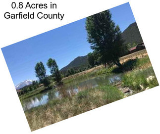 0.8 Acres in Garfield County