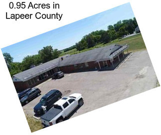 0.95 Acres in Lapeer County