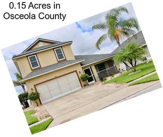 0.15 Acres in Osceola County