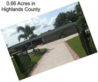 0.66 Acres in Highlands County