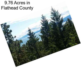 9.76 Acres in Flathead County