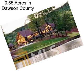 0.85 Acres in Dawson County