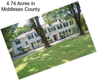 4.74 Acres in Middlesex County