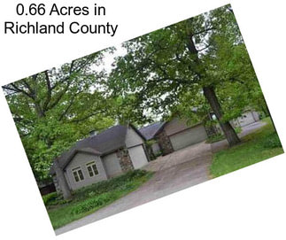 0.66 Acres in Richland County