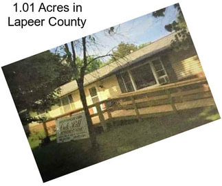 1.01 Acres in Lapeer County