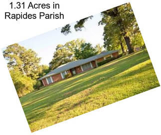 1.31 Acres in Rapides Parish