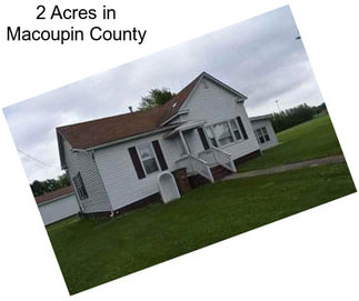 2 Acres in Macoupin County