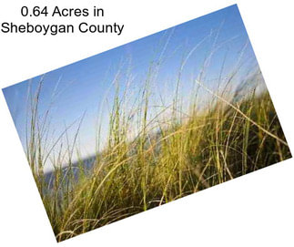 0.64 Acres in Sheboygan County