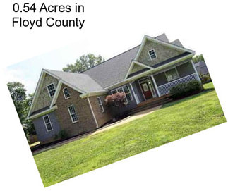 0.54 Acres in Floyd County