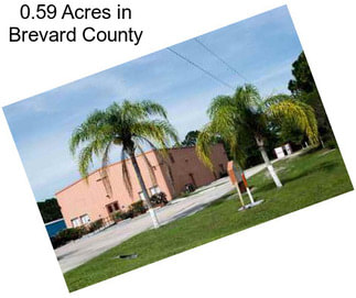 0.59 Acres in Brevard County