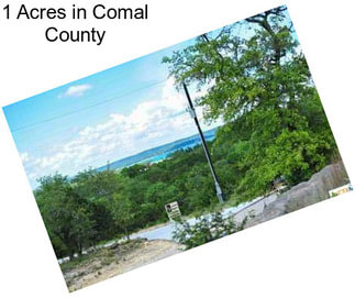 1 Acres in Comal County