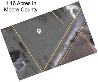 1.16 Acres in Moore County