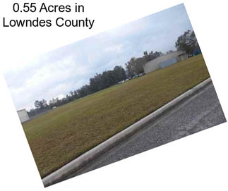 0.55 Acres in Lowndes County