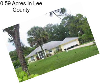 0.59 Acres in Lee County