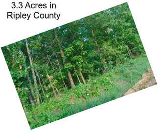 3.3 Acres in Ripley County