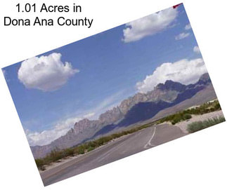 1.01 Acres in Dona Ana County