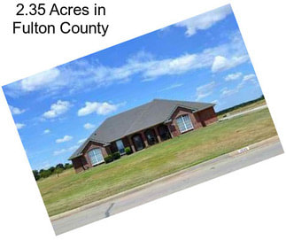 2.35 Acres in Fulton County