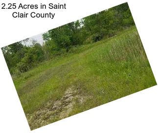 2.25 Acres in Saint Clair County