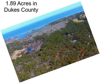 1.89 Acres in Dukes County