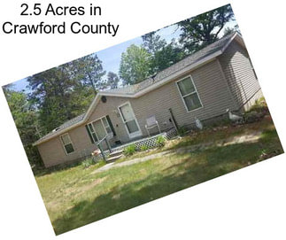 2.5 Acres in Crawford County