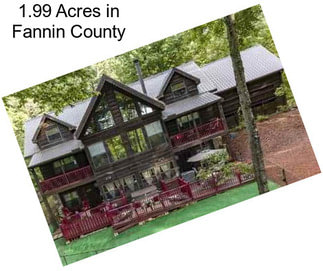 1.99 Acres in Fannin County