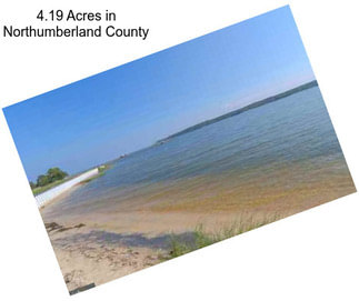 4.19 Acres in Northumberland County