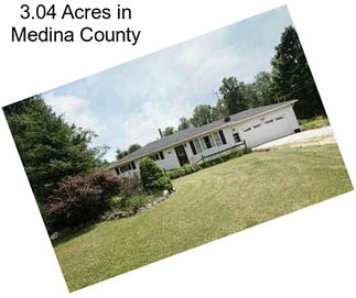 3.04 Acres in Medina County