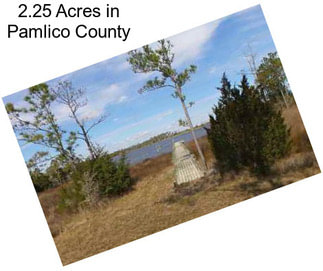 2.25 Acres in Pamlico County
