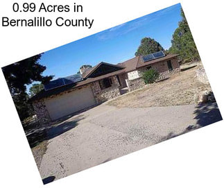 0.99 Acres in Bernalillo County