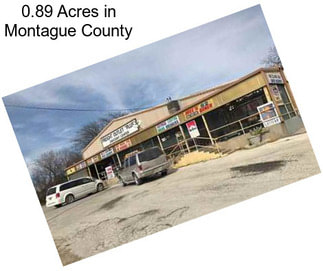 0.89 Acres in Montague County