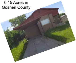 0.15 Acres in Goshen County
