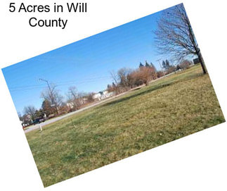 5 Acres in Will County