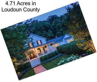 4.71 Acres in Loudoun County