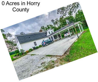 0 Acres in Horry County