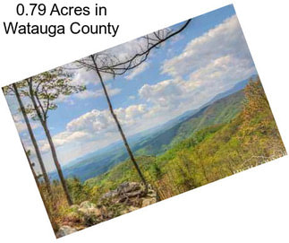 0.79 Acres in Watauga County